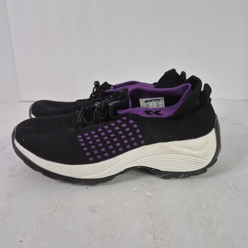 Orthofit Women's Sneakers Purple/Black  Size 6.5